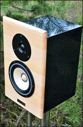 Contrast Lens. Book-shelf 2-way home speaker system.