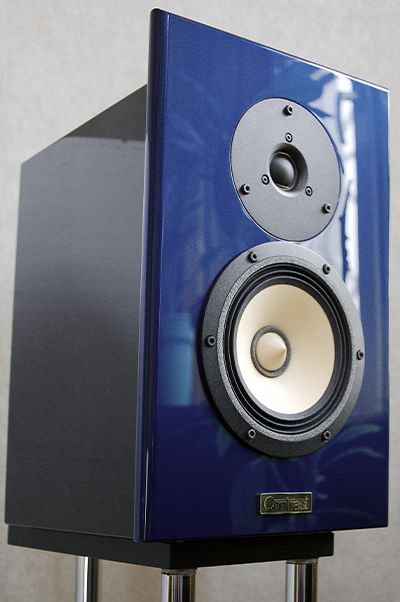 Contrast audio LENS. Book shelf crossover-less speaker system.