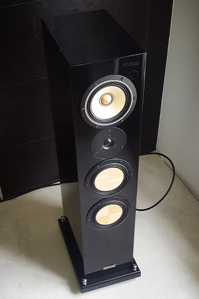 Contrast Black Moon. 3-way floorstanding audiophile speaker system.