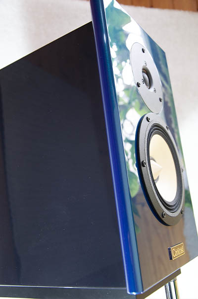 Contrast audio Lens. 2-way book-shelf home speaker system.