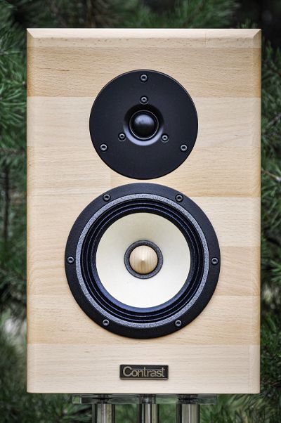 Contrast audio Lens. 2-way bookshelf speaker system.