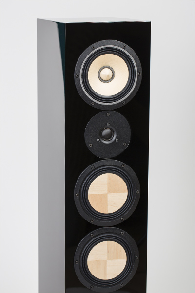Contrast Black Moon. 3-way floorstanding audiophile speaker system.