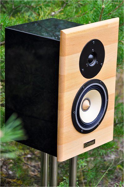 Contrast audio Lens. 2-way bookshelf speaker system.